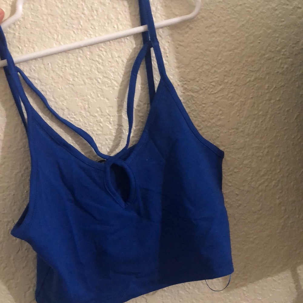 Royal blue shirt